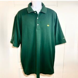 MASTERS COLLECTION 60’s Two-Ply Mercerized Pima Cotton Green Golf Shirt Sz XL
